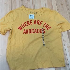 Where Are The Avocados T-Shirt Size XS